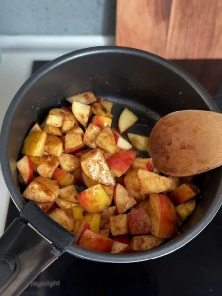 porridge pomme cannelle