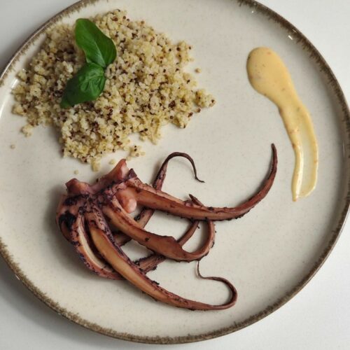 tentacules de poulpe grillés