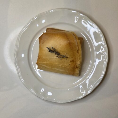 Feuilles de brick aux pommes et au brie