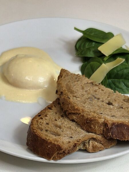 oeuf parfait à la crème de comté